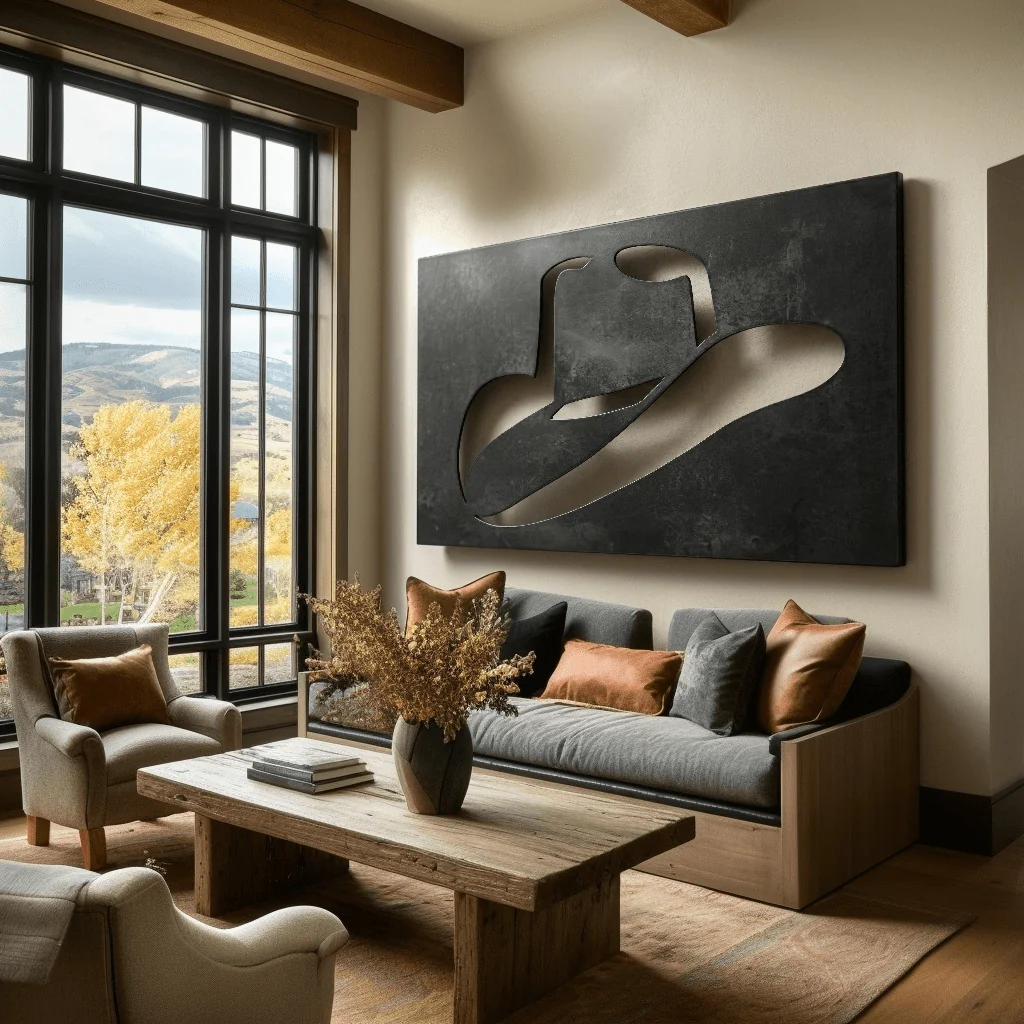 The Stetson - Metal Wall Art - Forge