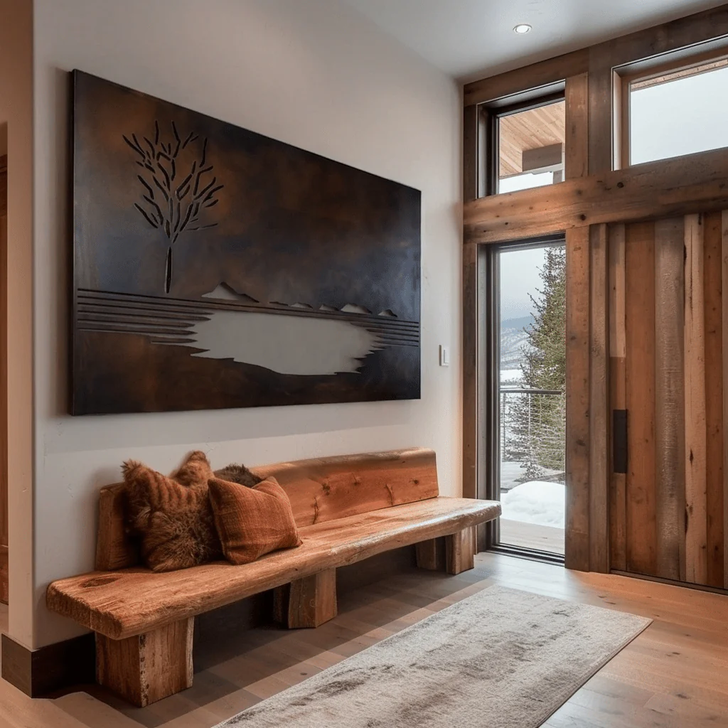 The Stillpoint - Metal Wall Art - Umber