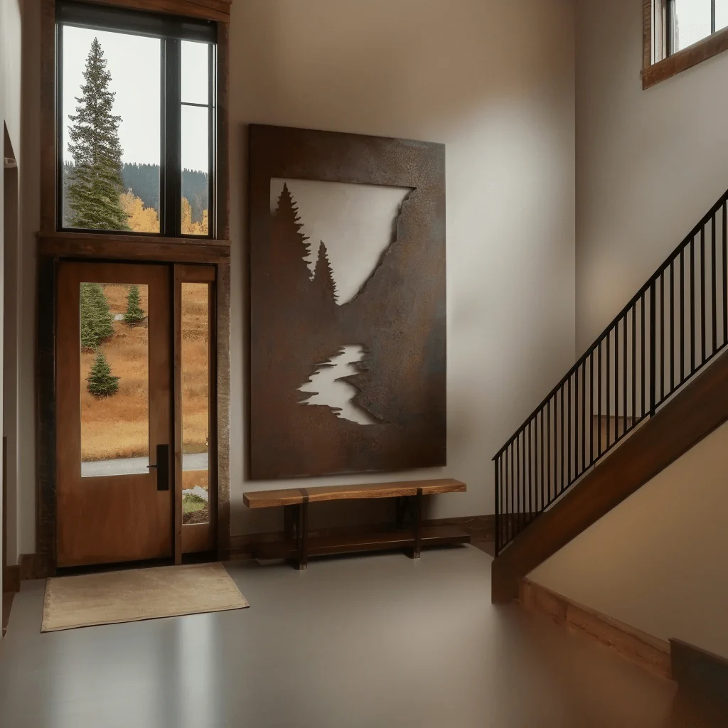 The Stillwater - Metal Wall Art - Umber - Image 3