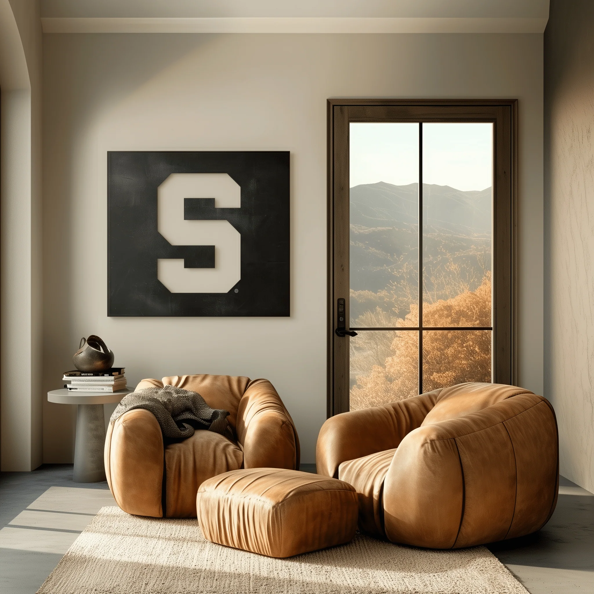 The Super S - Metal Wall Art - Square - Forge