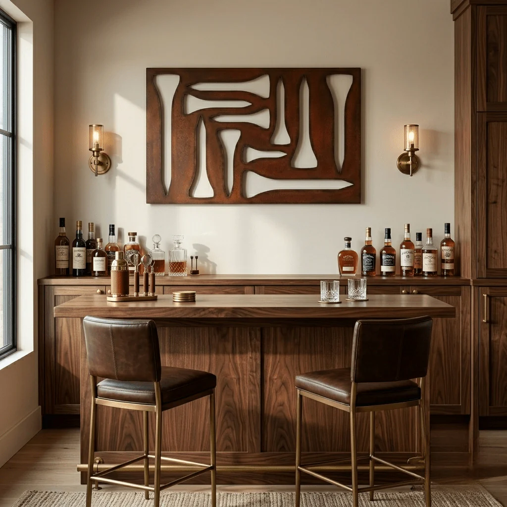 The Tee Box - Metal Wall Art - Oxide