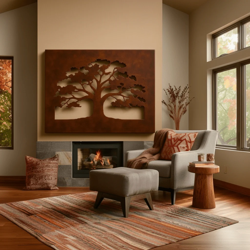 The Connecticut Charter Oak - Metal Wall Art - Oxide - Image 2