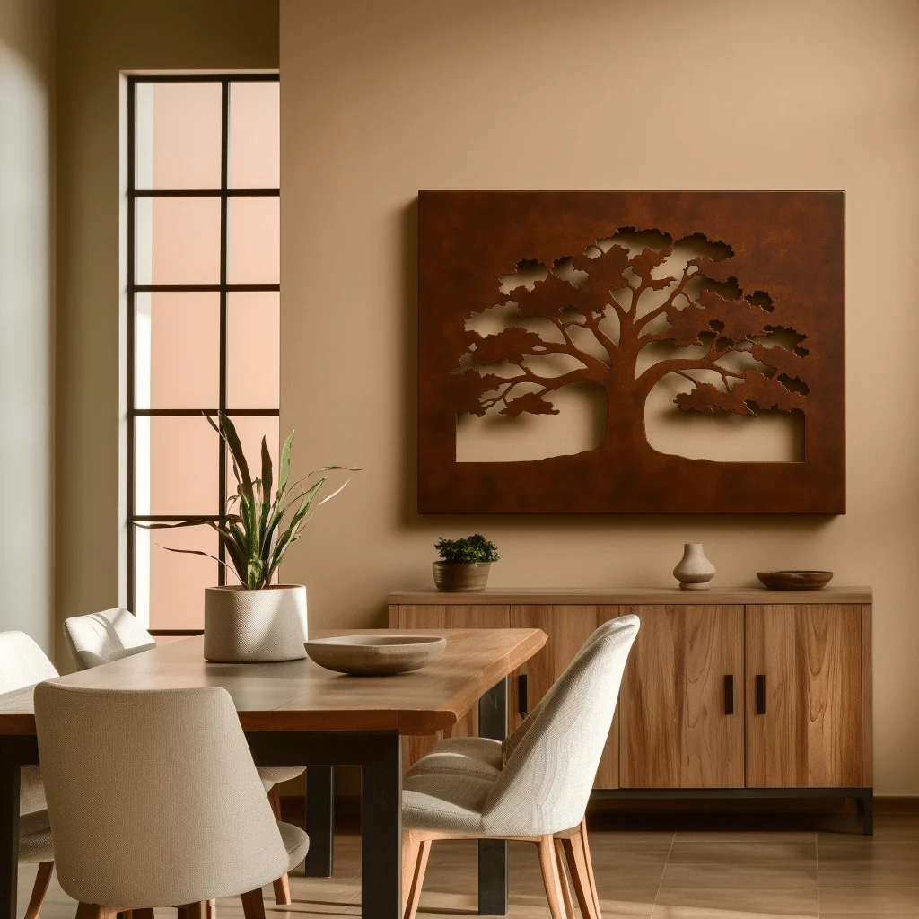 The Connecticut Charter Oak - Metal Wall Art - Oxide - Image 3