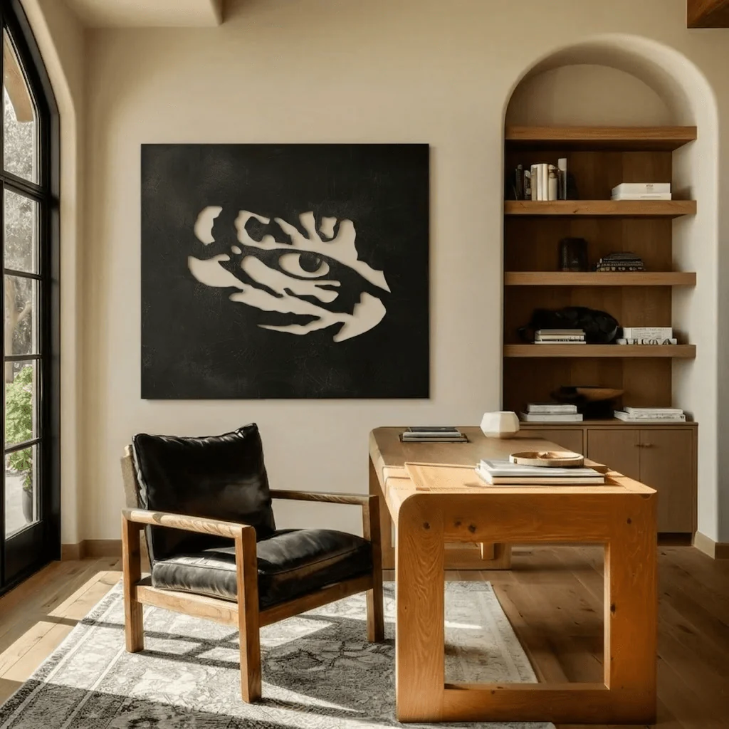 The Tiger Eye - Metal Wall Art - Square - Forge - Image 3
