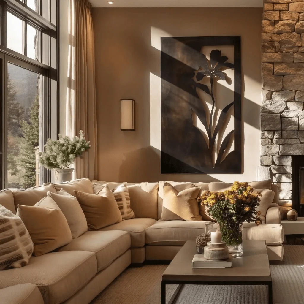 The Tiger Lily - Metal Wall Art - Umber - Image 5