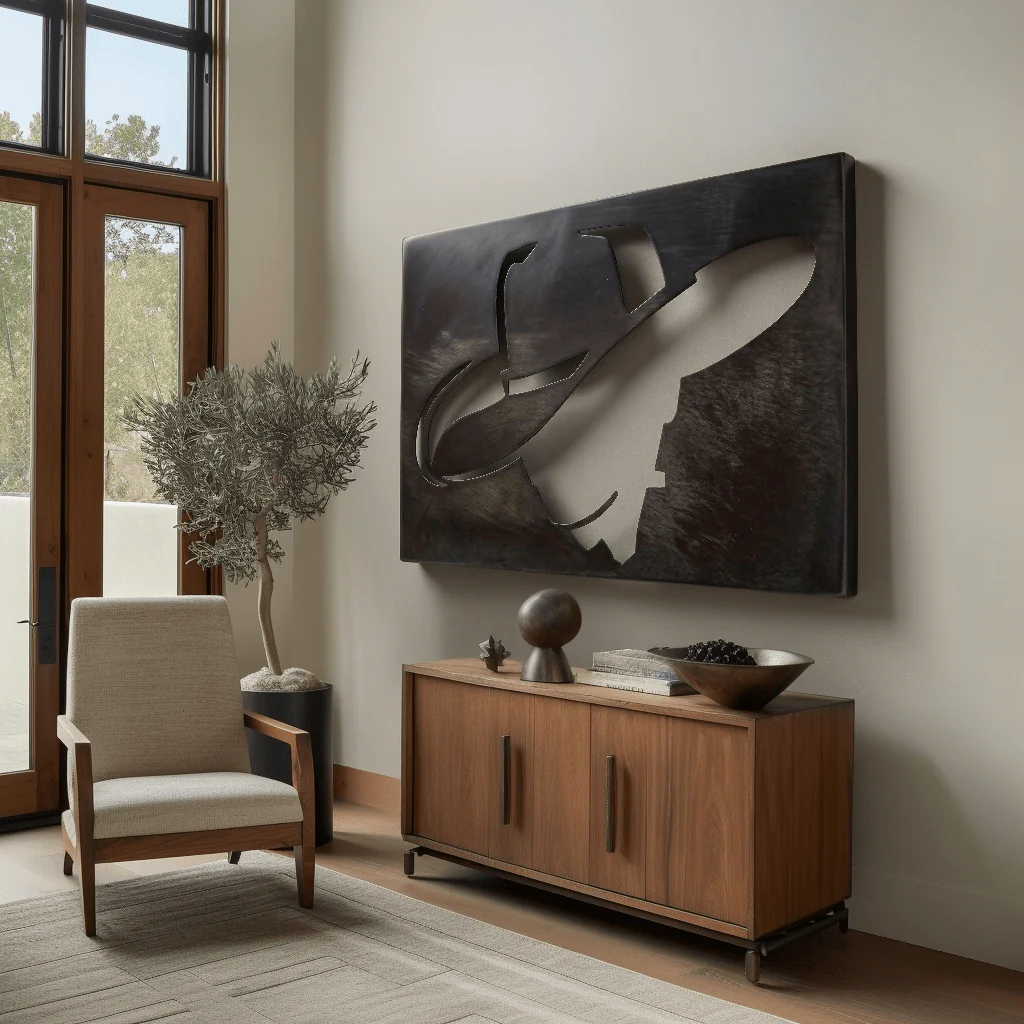 The Wrangler - Metal Wall Art - Forge - Image 2