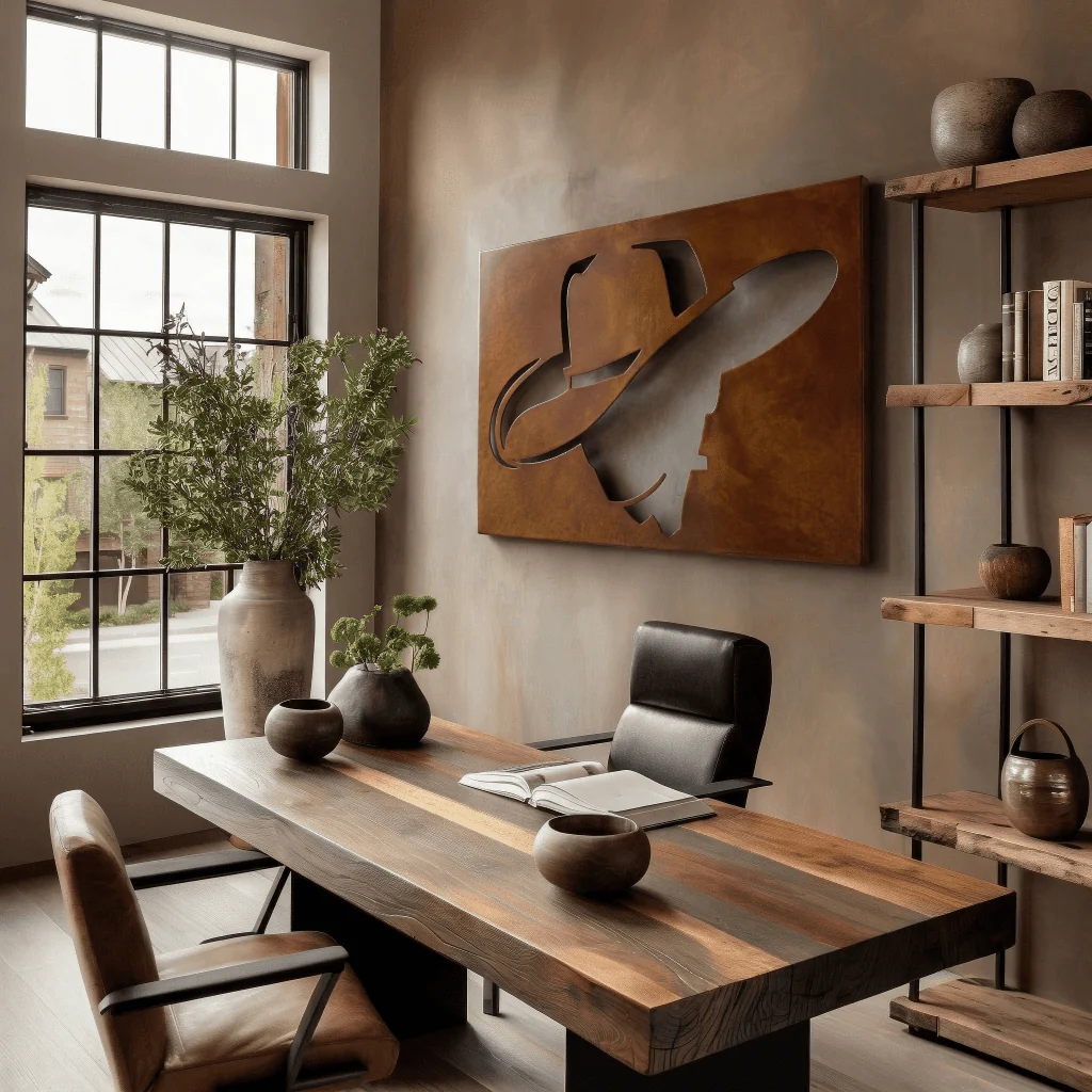 The Wrangler - Metal Wall Art - Oxide - Image 3